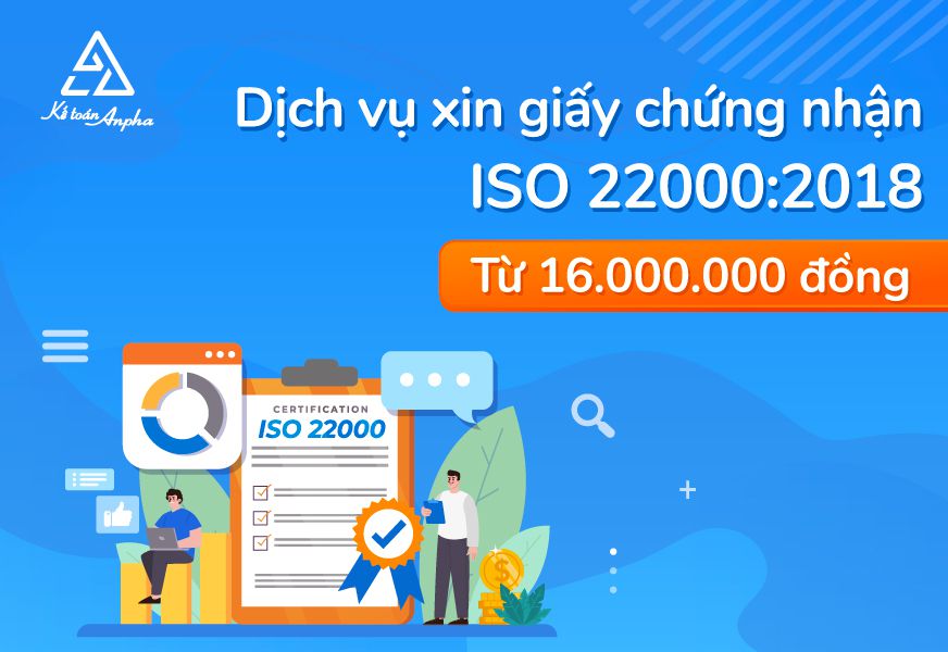 Dịch vụ xin cấp chứng chỉ, giấy chứng nhận ISO 22000 mới nhất