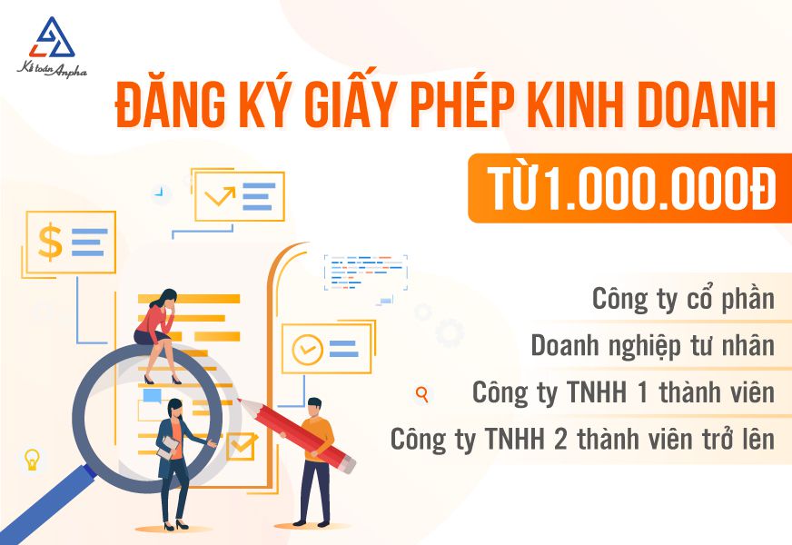 Dịch vụ làm giấy phép kinh doanh trọn gói từ 1.000.000 đồng