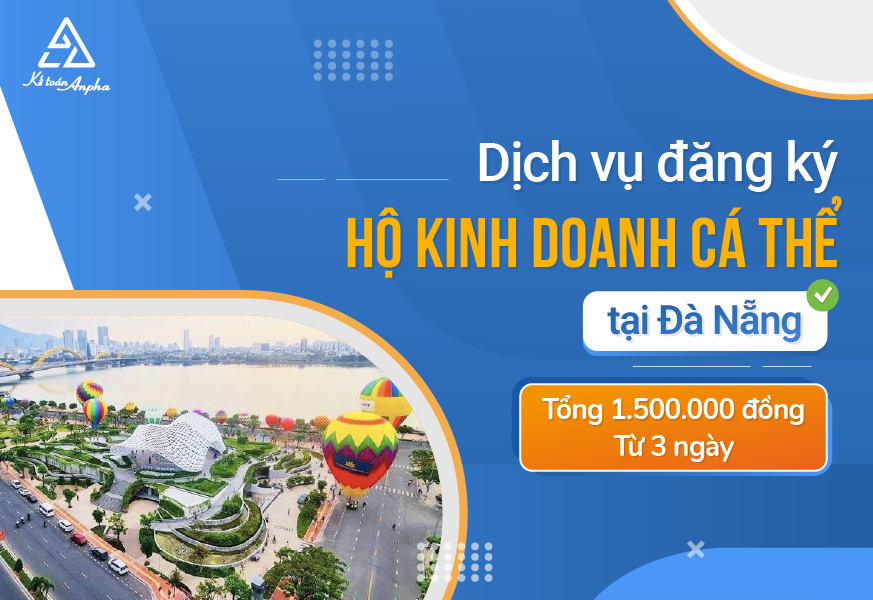 Dịch vụ đăng ký hộ kinh doanh cá thể tại Đà Nẵng - 1.500.000đ
