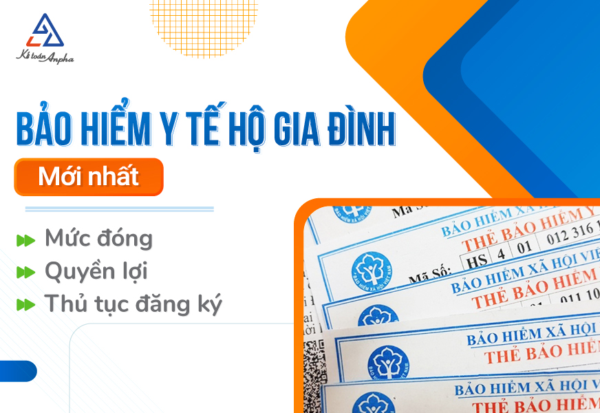 Mức đóng BHYT hộ gia đình - cách mua bảo hiểm y tế online